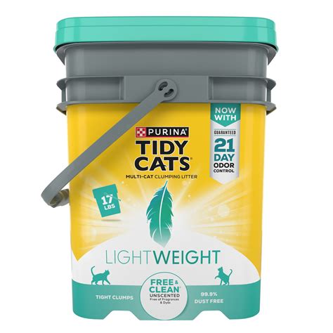 tidy cat lightweight unscented|Purina Tidy Cats Unscented Cat Litter, Free & Clean Clumping .